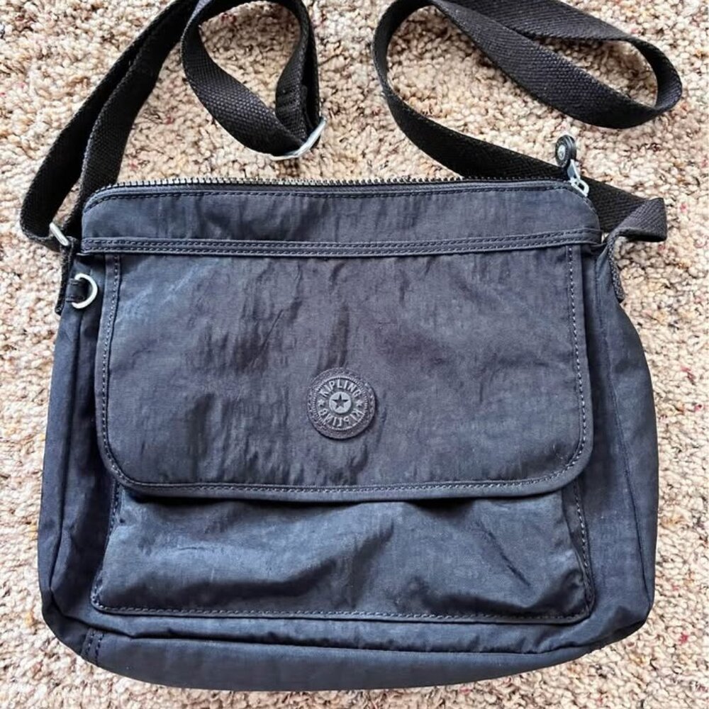 Kipling Black Purse Black fabric
